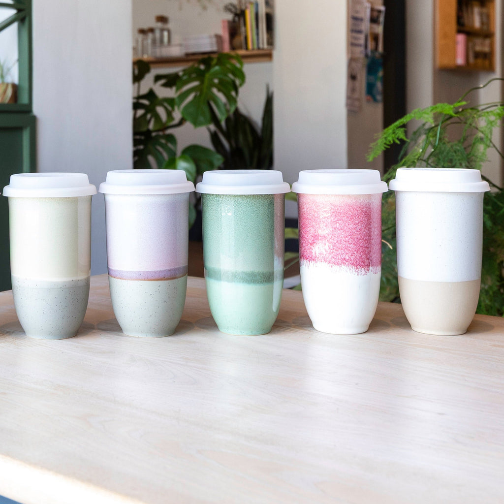 Coral Pink Cup - 16oz