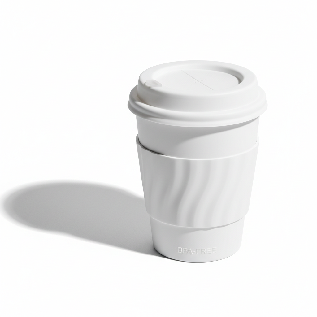 White Lid and Sleeve for 16oz cup